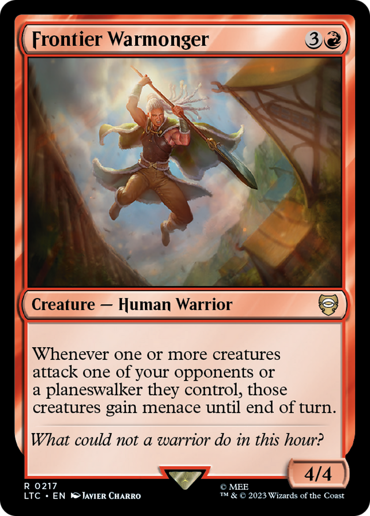 Frontier Warmonger [The Lord of the Rings: Tales of Middle-Earth Commander] | Odin's Place