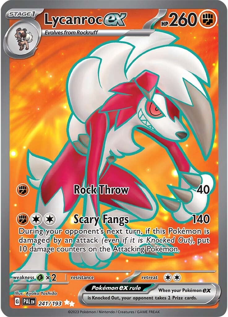 Lycanroc ex (241/193) [Scarlet & Violet: Paldea Evolved] | Odin's Place