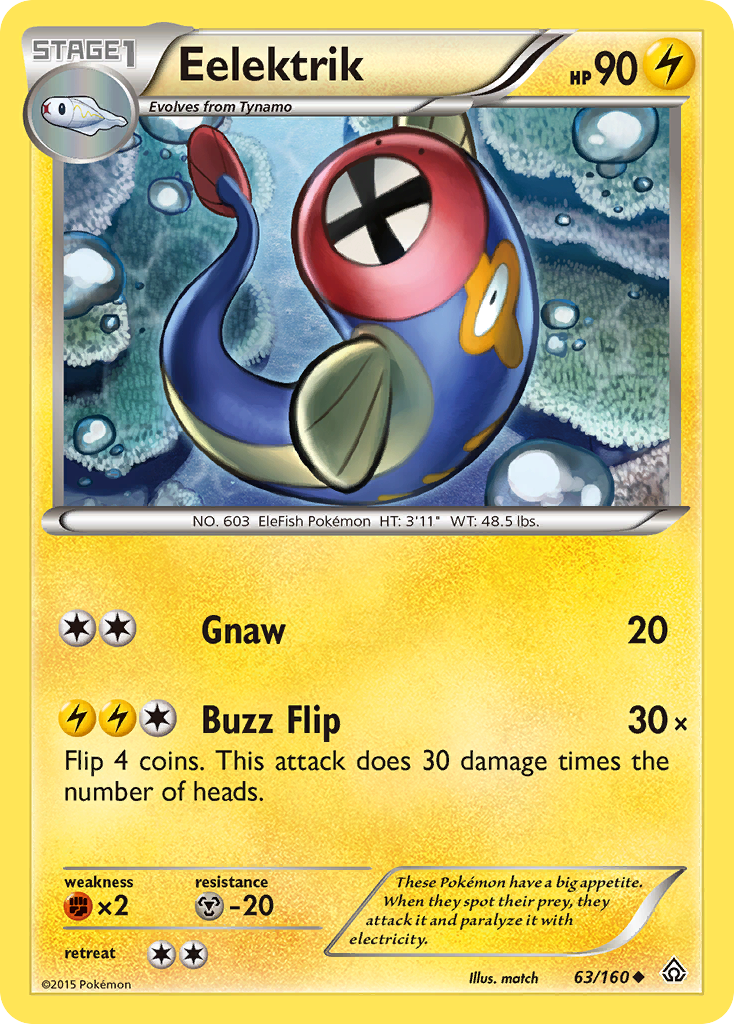 Eelektrik (63/160) [XY: Primal Clash] | Odin's Place