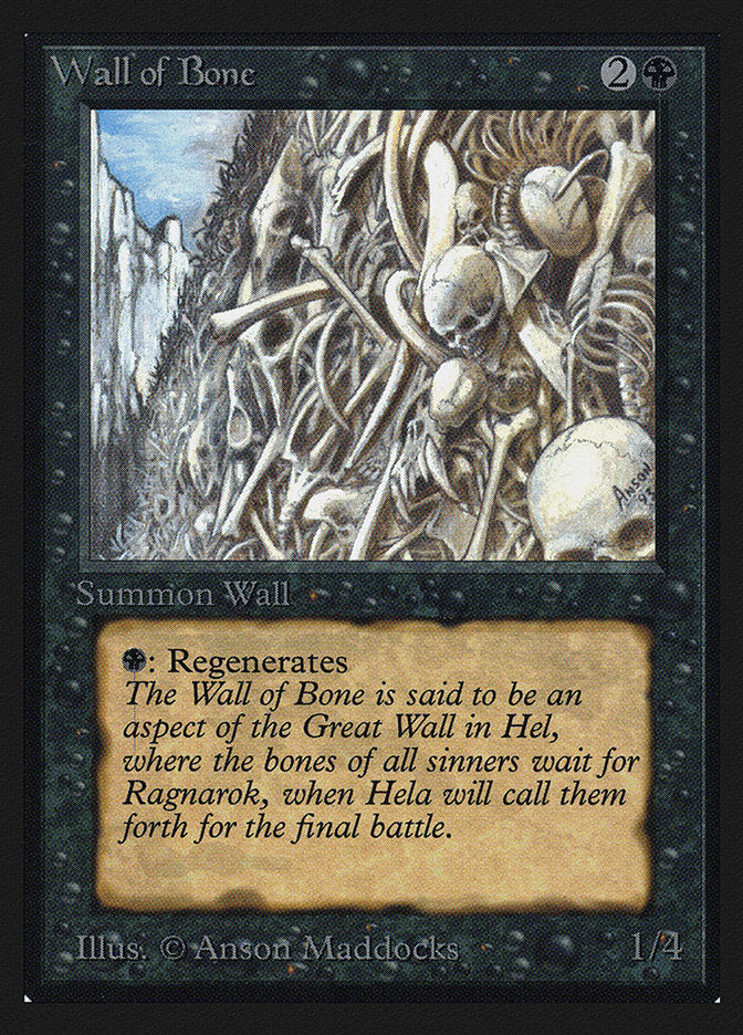 Wall of Bone [Collectors' Edition] | Odin's Place