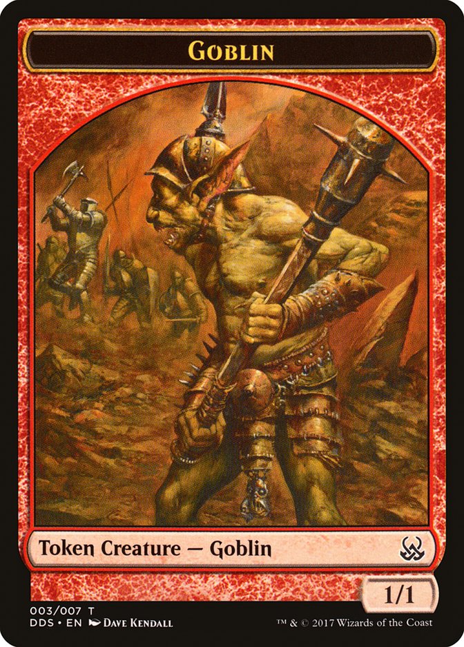 Goblin Token (3) [Duel Decks: Mind vs. Might Tokens] | Odin's Place