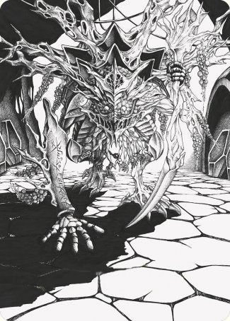 Thrun, Breaker of Silence Art Card [Phyrexia: All Will Be One Art Series] | Odin's Place