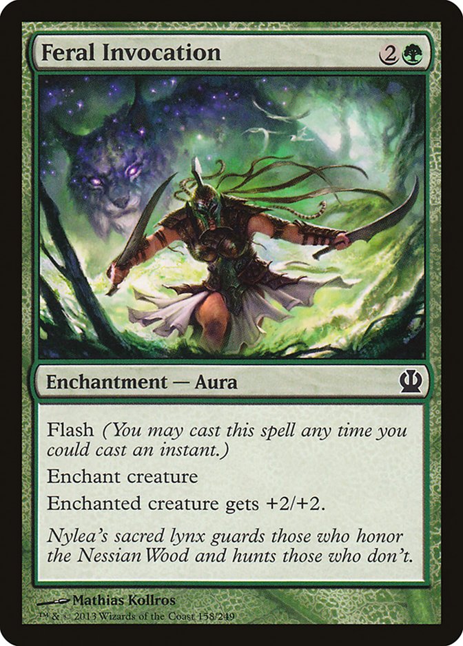 Feral Invocation (158) [Theros] | Odin's Place