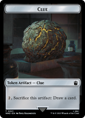 Fish // Clue (0021) Double-Sided Token [Doctor Who Tokens] | Odin's Place