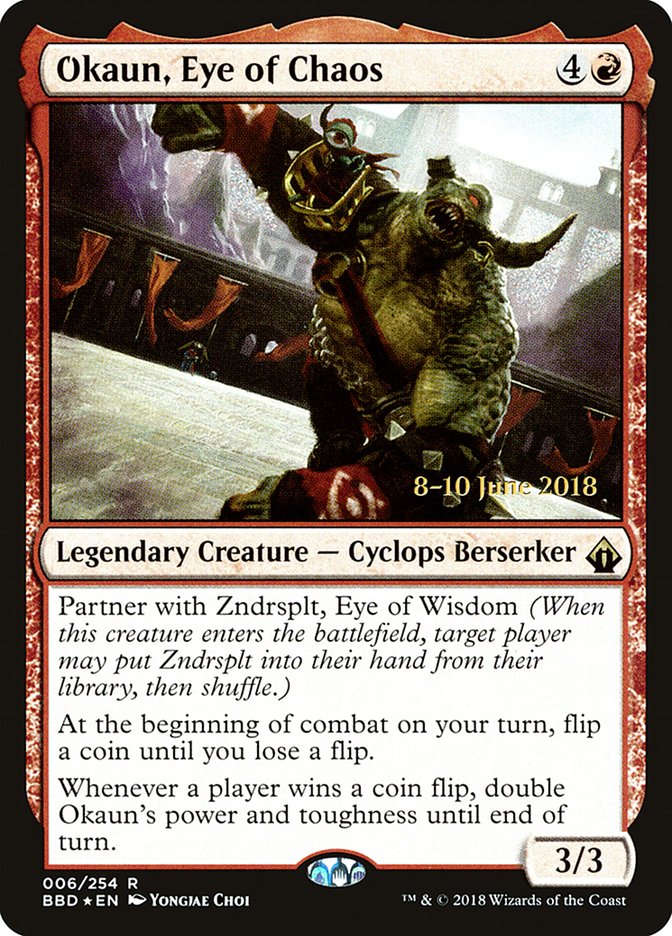 Okaun, Eye of Chaos (6) [Battlebond Prerelease Promos] | Odin's Place