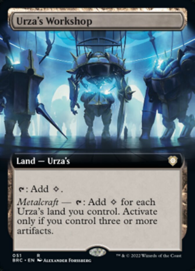 Urza's Workshop (Extended Art) [The Brothers' War Commander] | Odin's Place