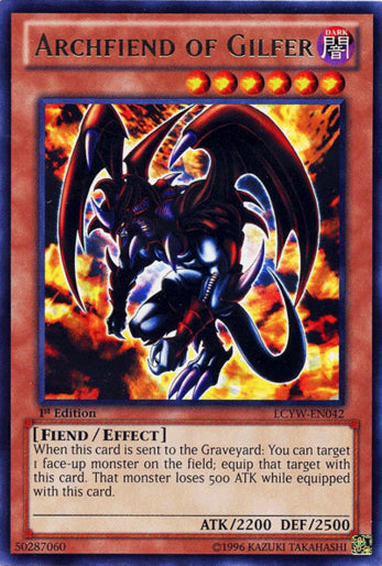 Archfiend of Gilfer [LCYW-EN042] Rare | Odin's Place