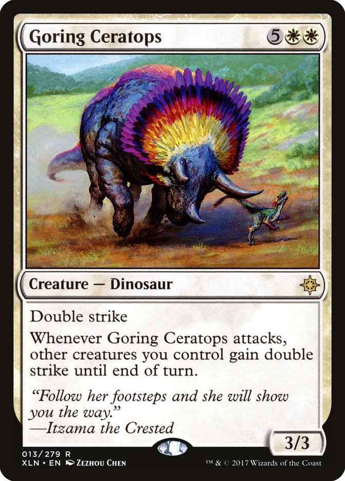 Goring Ceratops (13) [Ixalan] | Odin's Place