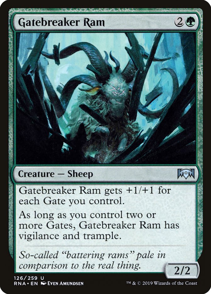 Gatebreaker Ram (126) [Ravnica Allegiance] | Odin's Place