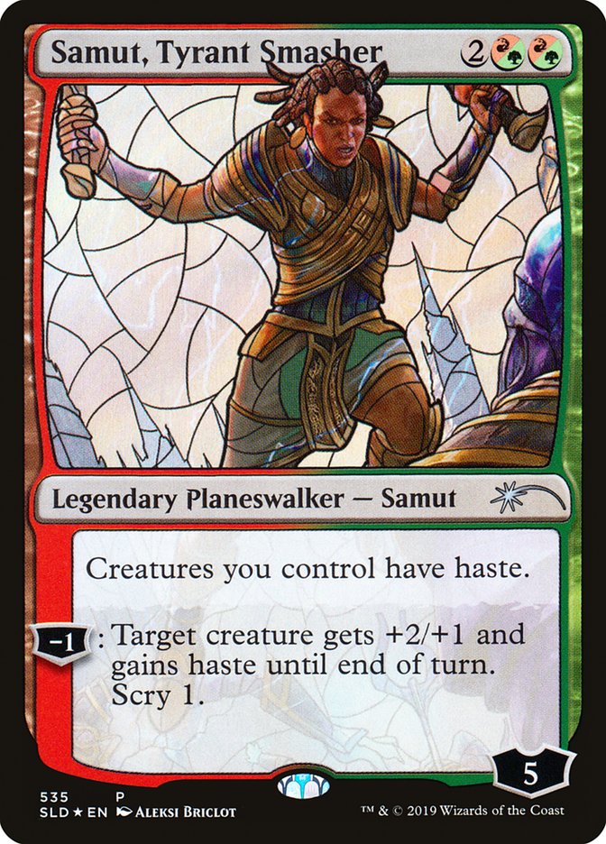 Samut, Tyrant Smasher (Stained Glass) [Secret Lair Drop Promos] | Odin's Place