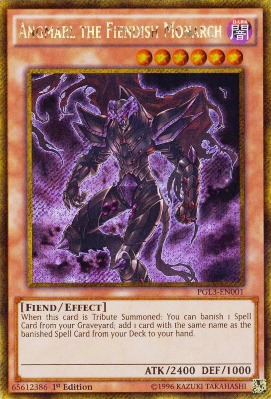 Angmarl the Fiendish Monarch [PGL3-EN001] Gold Secret Rare | Odin's Place