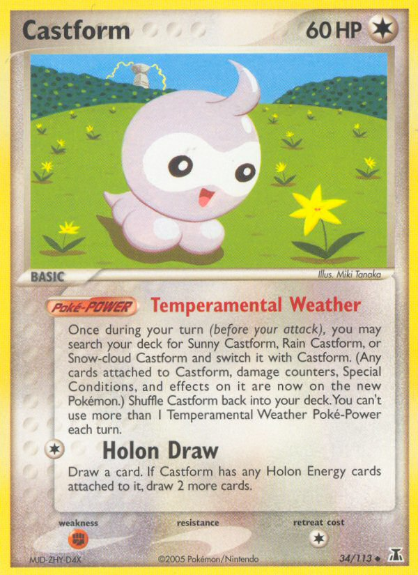 Castform (34/113) [EX: Delta Species] | Odin's Place