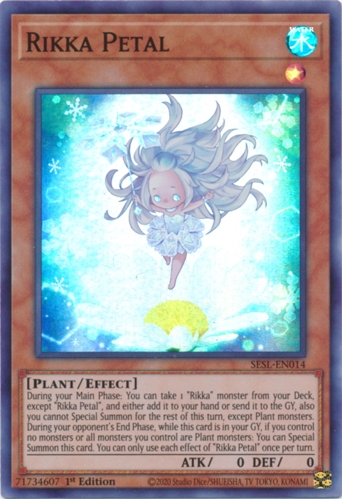 Rikka Petal [SESL-EN014] Super Rare | Odin's Place