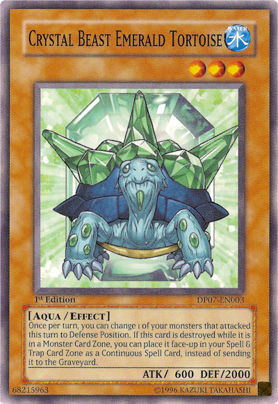 Crystal Beast Emerald Tortoise [DP07-EN003] Common | Odin's Place