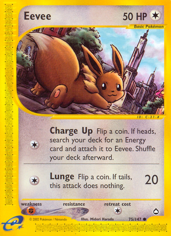 Eevee (75/147) [Aquapolis] | Odin's Place