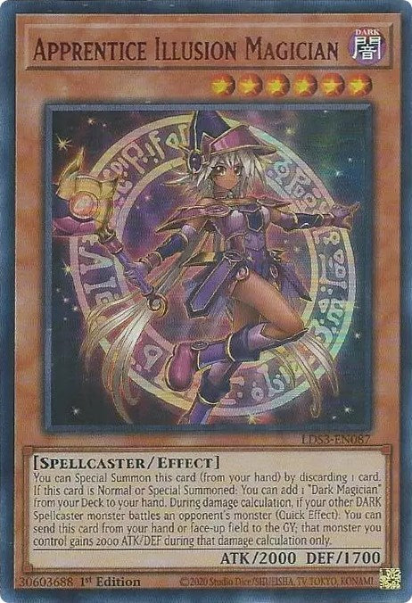 Apprentice Illusion Magician (Red) [LDS3-EN087] Ultra Rare | Odin's Place
