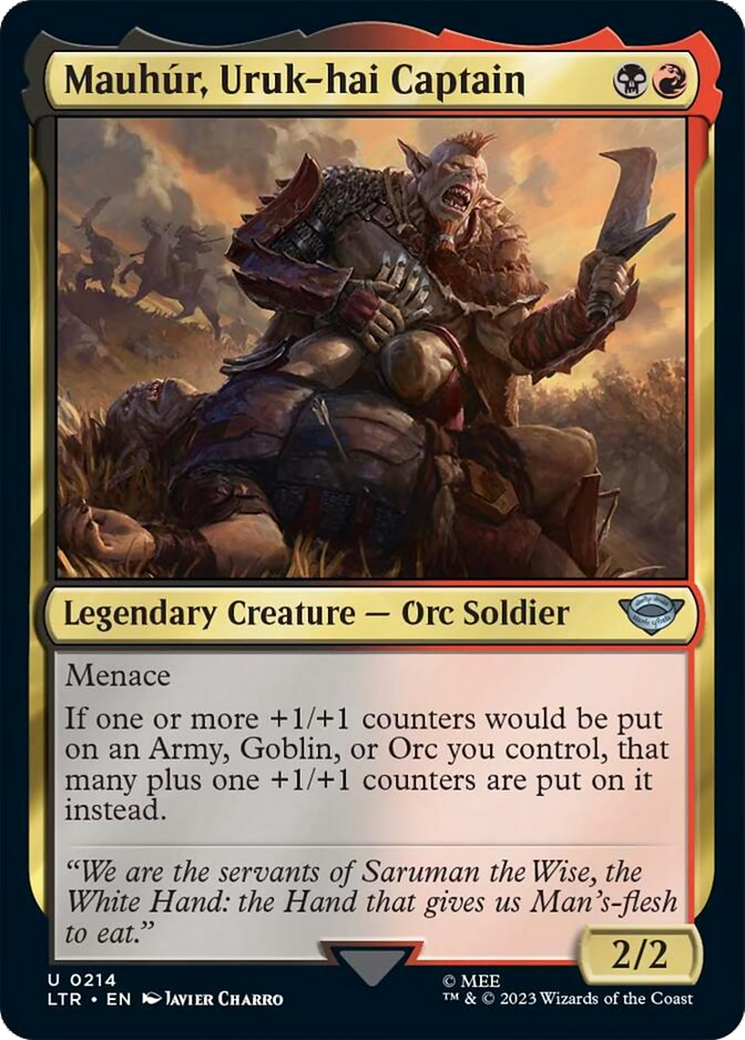 Mauhur, Uruk-hai Captain [The Lord of the Rings: Tales of Middle-Earth] | Odin's Place