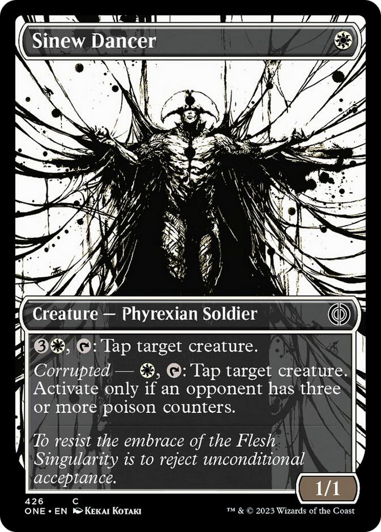 Sinew Dancer (Showcase Ichor Step-and-Compleat Foil) [Phyrexia: All Will Be One] | Odin's Place