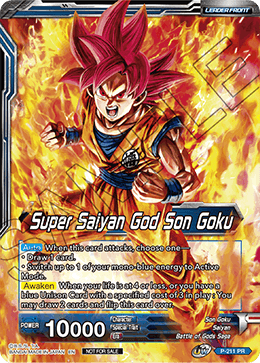 Super Saiyan God Son Goku // SSGSS Son Goku, Soul Striker Reborn (P-211) [Collector's Selection Vol. 2] | Odin's Place