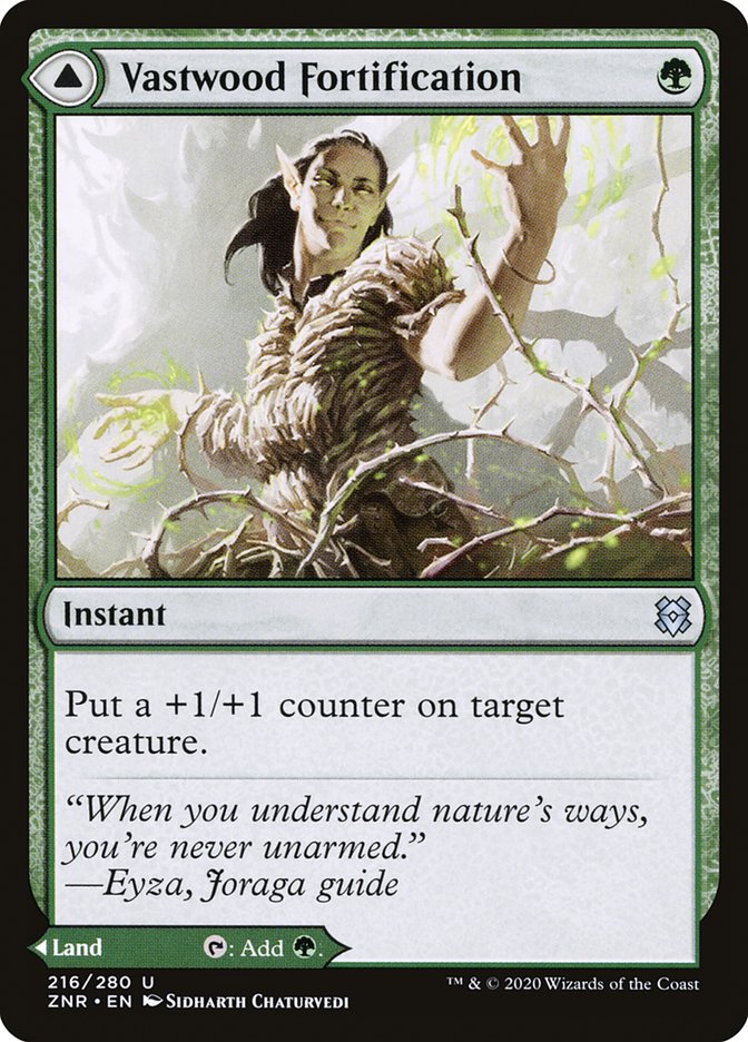 Vastwood Fortification // Vastwood Thicket [Zendikar Rising] | Odin's Place