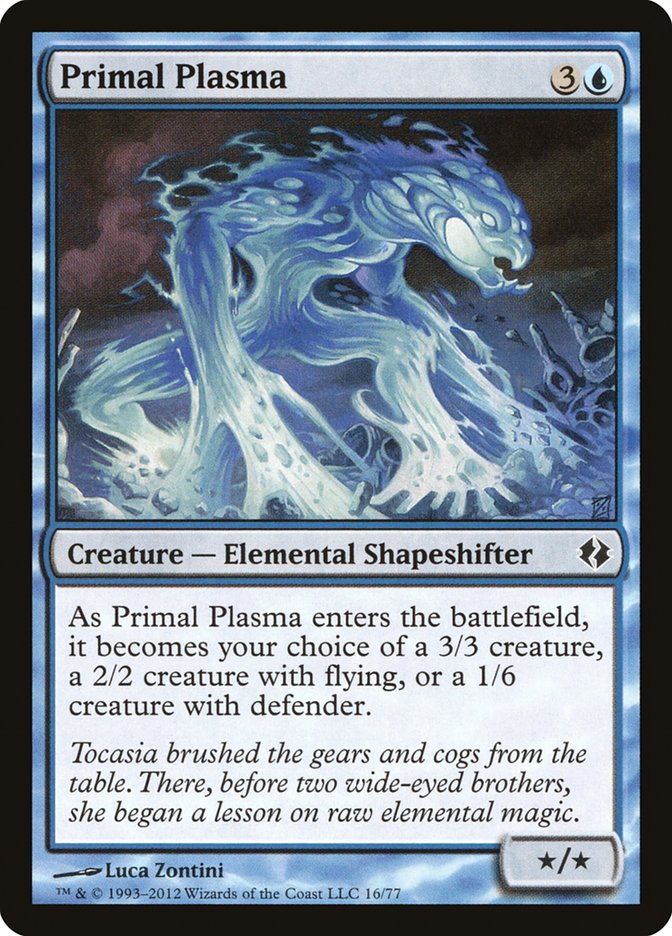 Primal Plasma (16) [Duel Decks: Venser vs. Koth] | Odin's Place