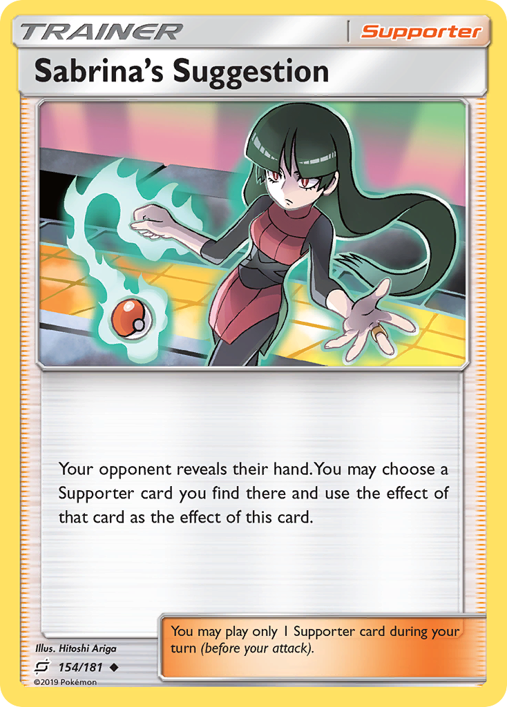 Sabrina's Suggestion (154/181) [Sun & Moon: Team Up] | Odin's Place