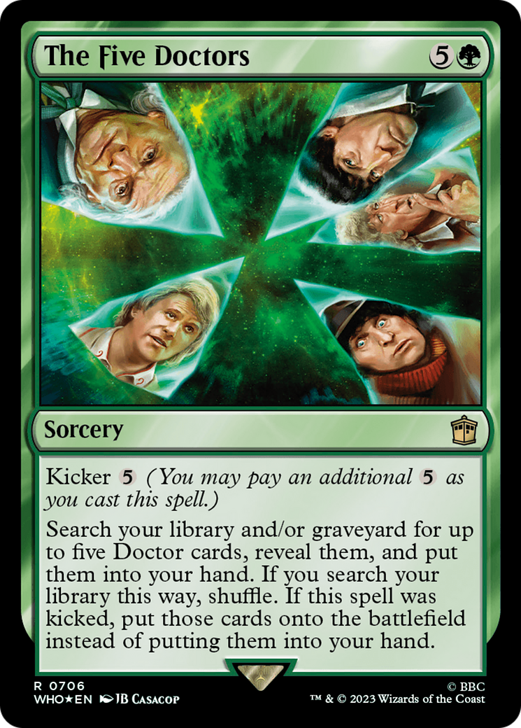 The Five Doctors (Surge Foil) [Doctor Who] | Odin's Place
