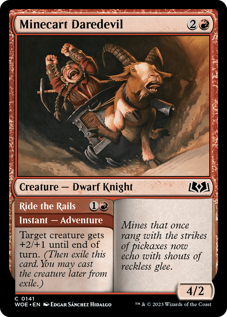Minecart Daredevil // Ride the Rails [Wilds of Eldraine] | Odin's Place