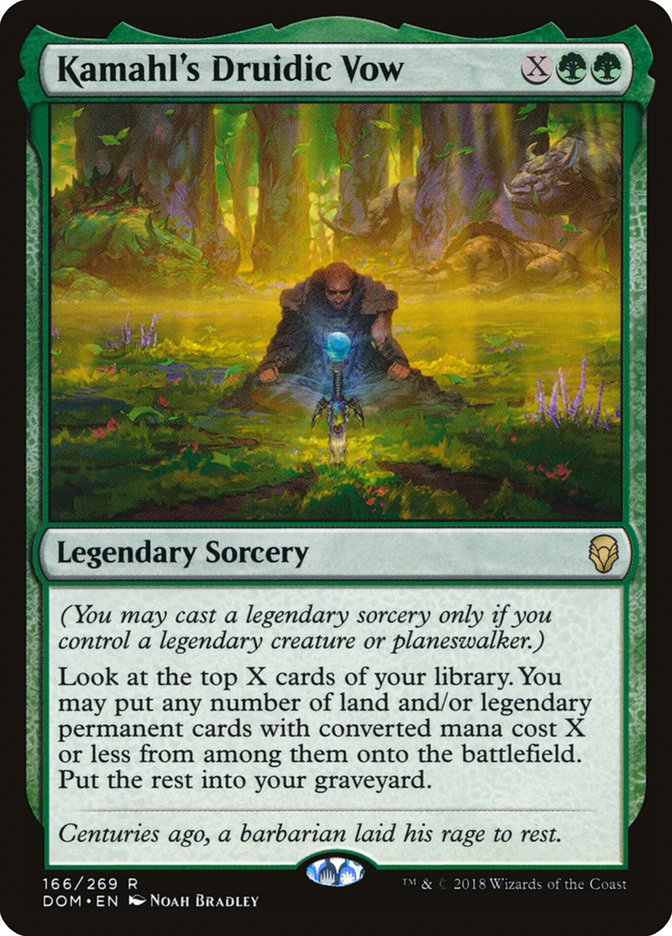 Kamahl's Druidic Vow (166) [Dominaria] | Odin's Place