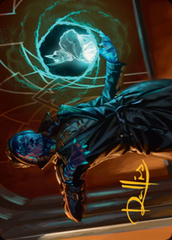 Kamiz, Obscura Oculus Art Card (Gold-Stamped Signature) [Streets of New Capenna Art Series] | Odin's Place