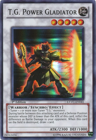 T.G. Power Gladiator [EXVC-EN041] Super Rare | Odin's Place