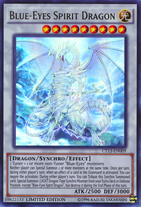 Blue-Eyes Spirit Dragon [CT13-EN009] Ultra Rare | Odin's Place