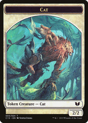 Cat // Zombie Double-Sided Token [Commander 2015 Tokens] | Odin's Place