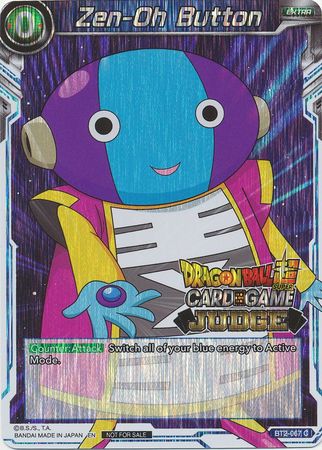 Zen-Oh Button (BT2-067) [Judge Promotion Cards] | Odin's Place