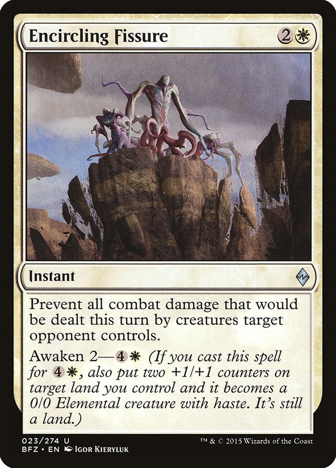 Encircling Fissure (23) [Battle for Zendikar] | Odin's Place