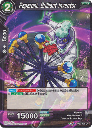 Paparoni, Brilliant Inventor (DB2-139) [Divine Multiverse] | Odin's Place