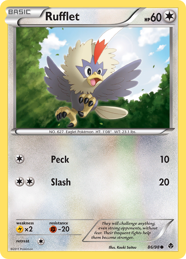 Rufflet (86/98) [Black & White: Emerging Powers] | Odin's Place