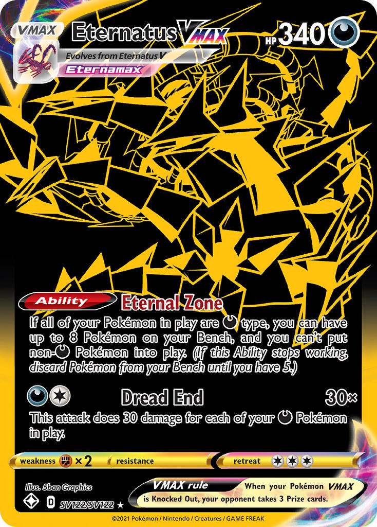 Eternatus VMAX (SV122/SV122) [Sword & Shield: Shining Fates] | Odin's Place