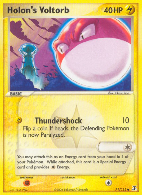 Holon's Voltorb (71/113) [EX: Delta Species] | Odin's Place