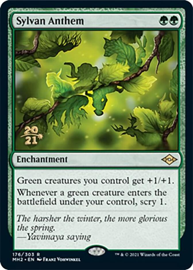 Sylvan Anthem [Modern Horizons 2 Prerelease Promos] | Odin's Place