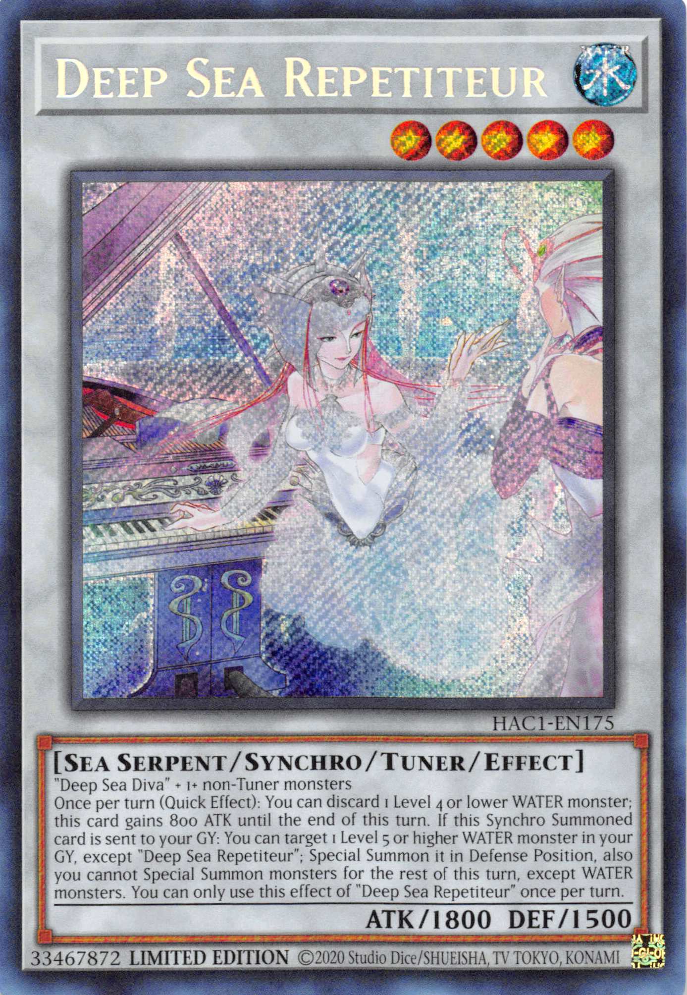 Deep Sea Repetiteur [HAC1-EN175] Secret Rare | Odin's Place