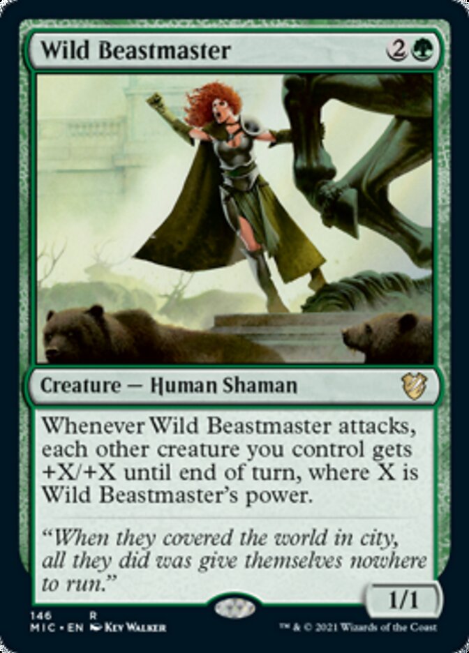 Wild Beastmaster [Innistrad: Midnight Hunt Commander] | Odin's Place