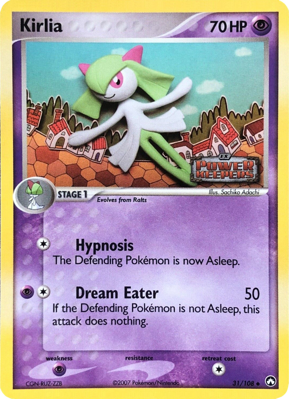 Kirlia (31/108) (Stamped) [EX: Power Keepers] | Odin's Place