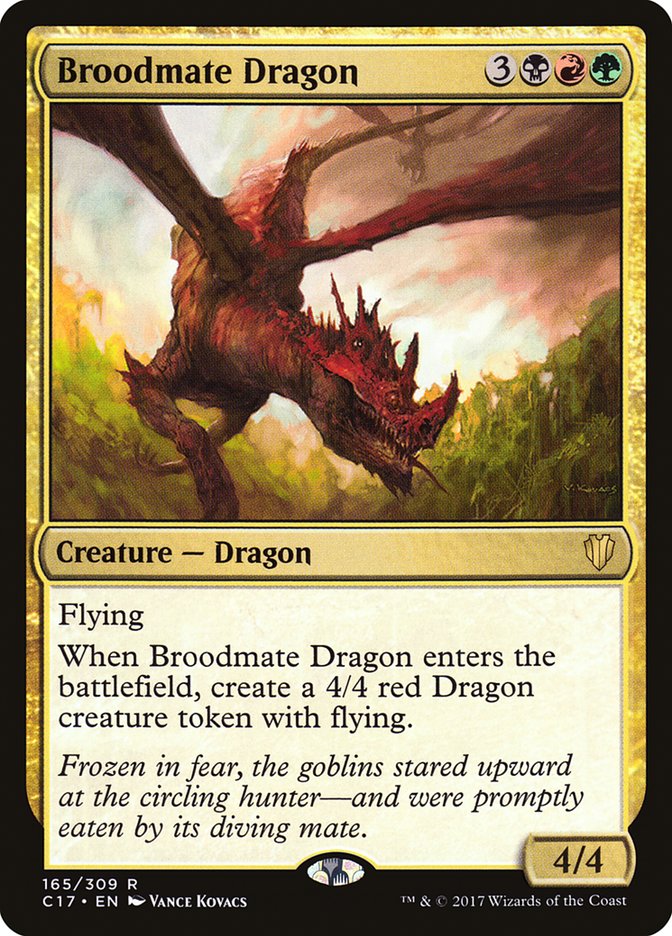 Broodmate Dragon (165) [Commander 2017] | Odin's Place