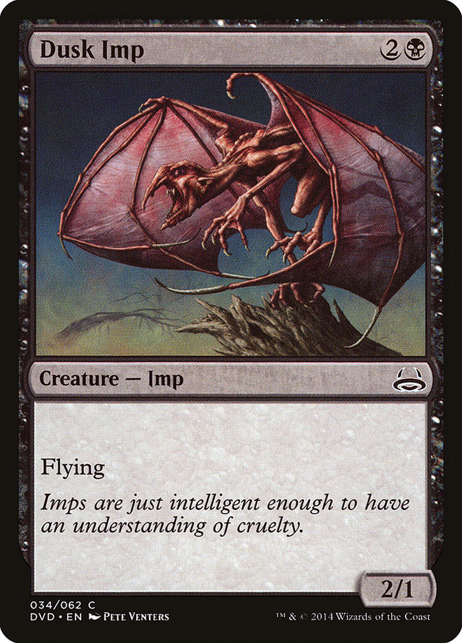 Dusk Imp (34) (Divine vs. Demonic) [Duel Decks Anthology] | Odin's Place