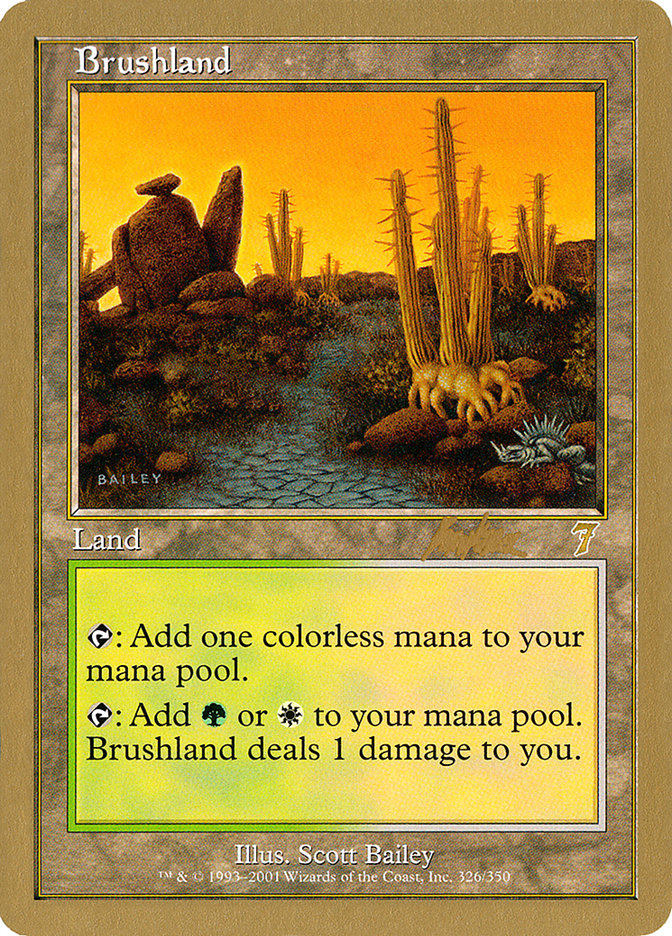 Brushland (Brian Kibler) [World Championship Decks 2002] | Odin's Place