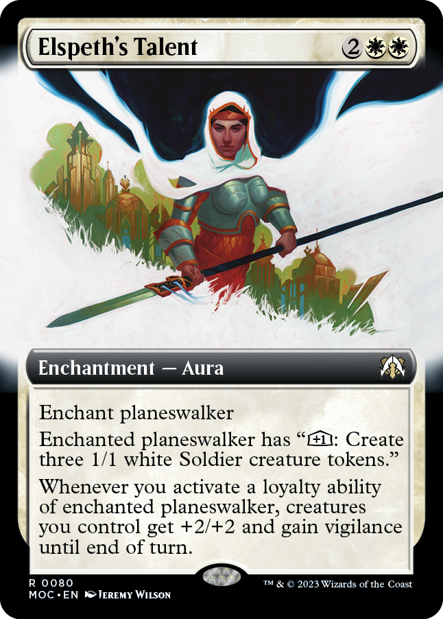 Elspeth's Talent (Extended Art) [March of the Machine Commander] | Odin's Place