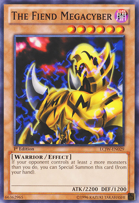 The Fiend Megacyber [LCJW-EN029] Common | Odin's Place