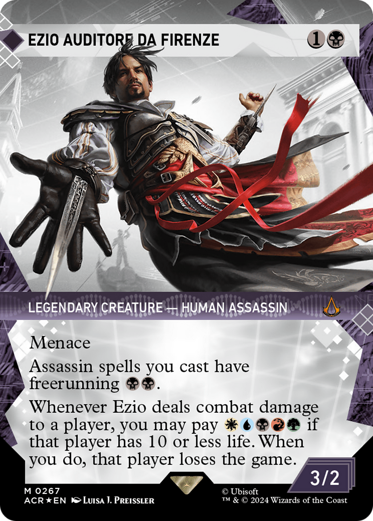 Ezio Auditore da Firenze (Showcase) (Textured Foil) [Assassin's Creed] | Odin's Place