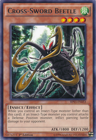 Cross-Sword Beetle [BP03-EN053] Rare | Odin's Place